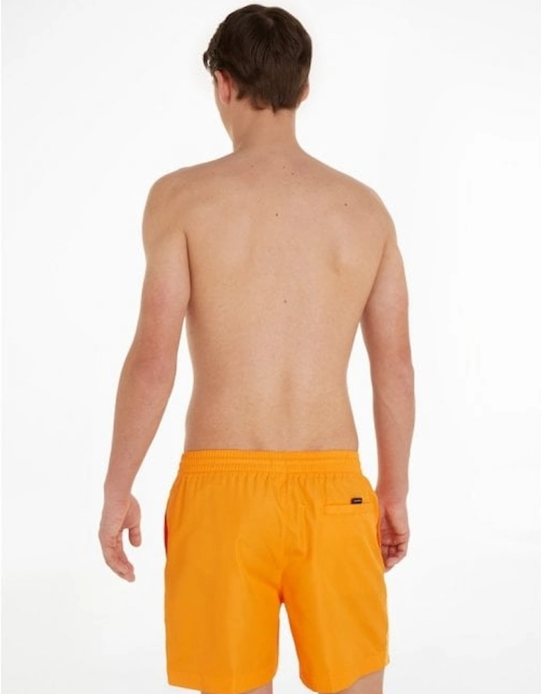 Logo Tape Swim Shorts, Sun Kissed Orange