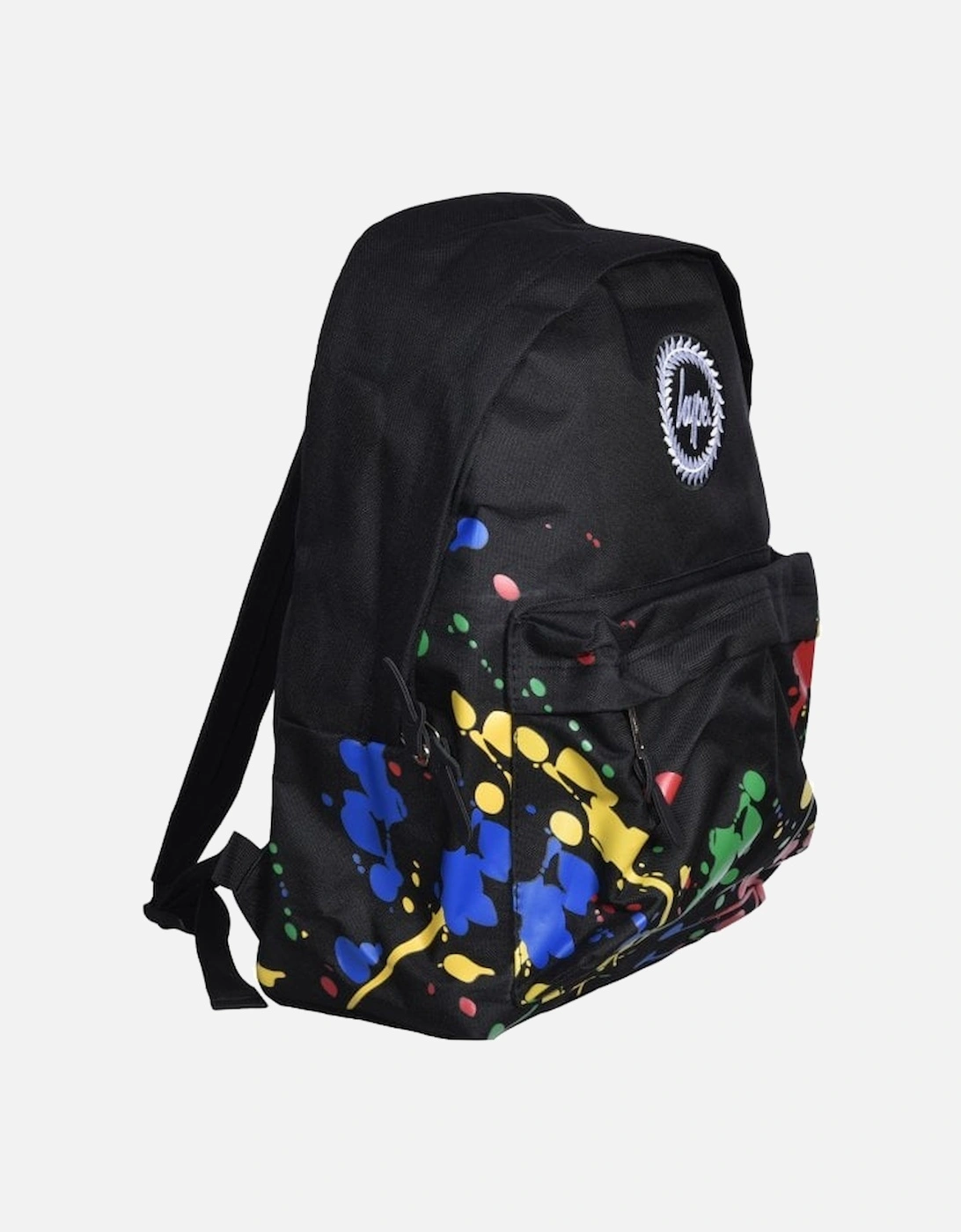 Paint Splatter Backpack, Black