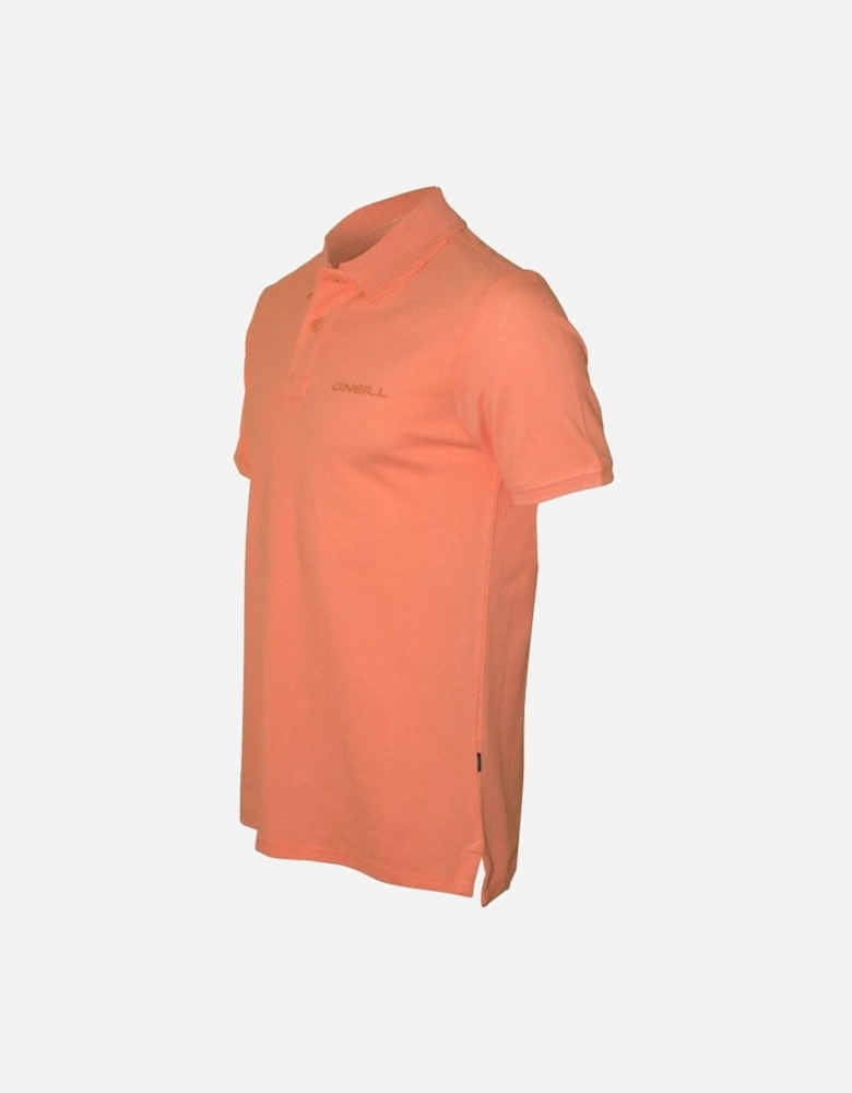 Pique Polo Shirt, Pale Pink
