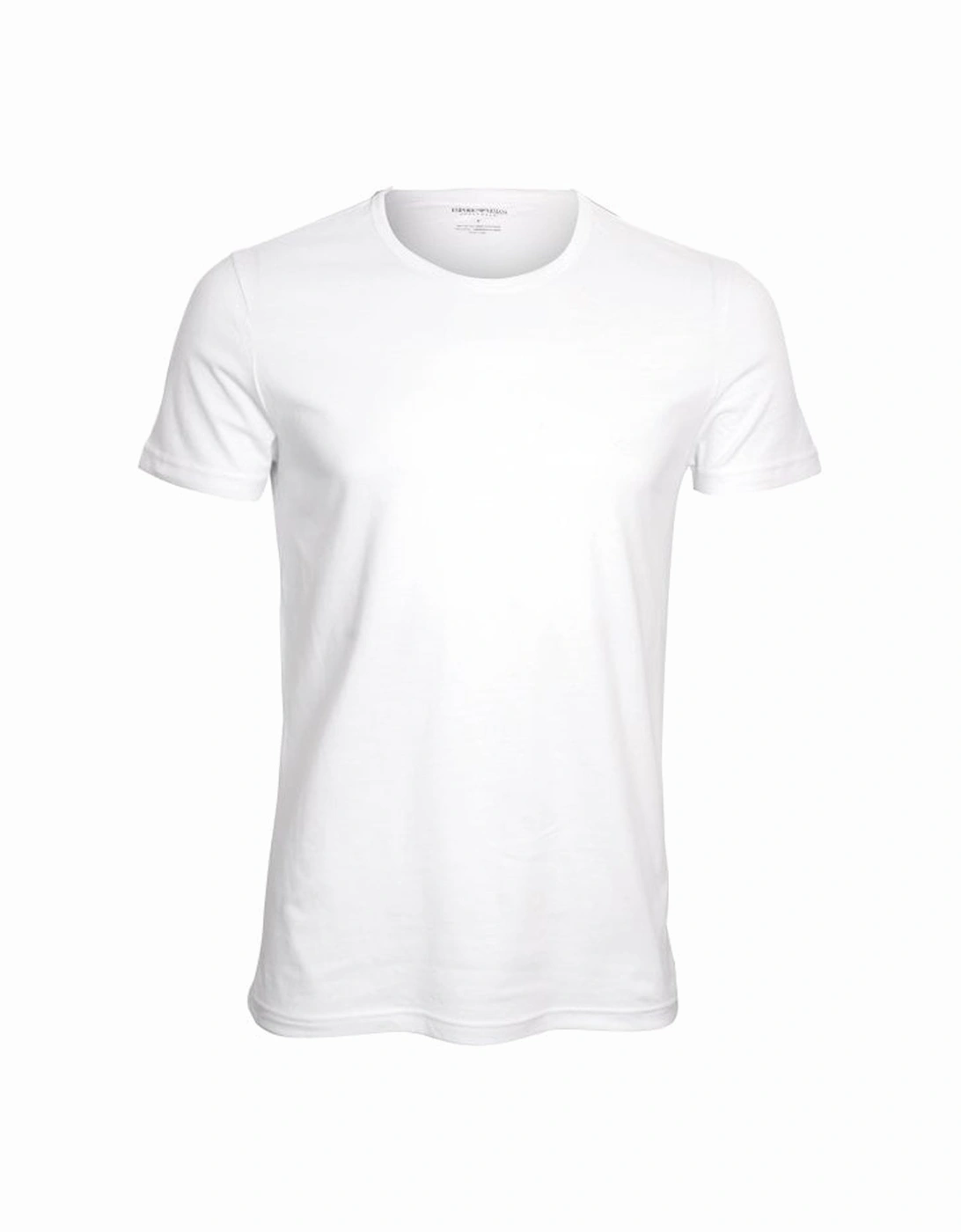 2-Pack Pure Cotton Crew-Neck T-Shirts, White