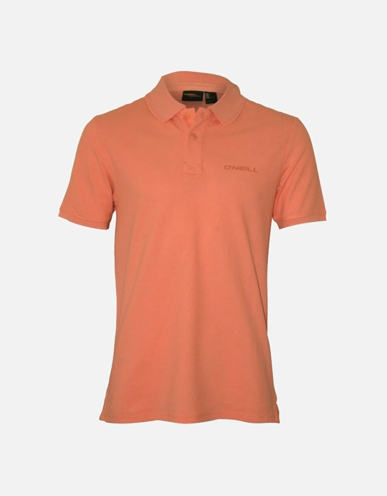 Pique Polo Shirt, Pale Pink