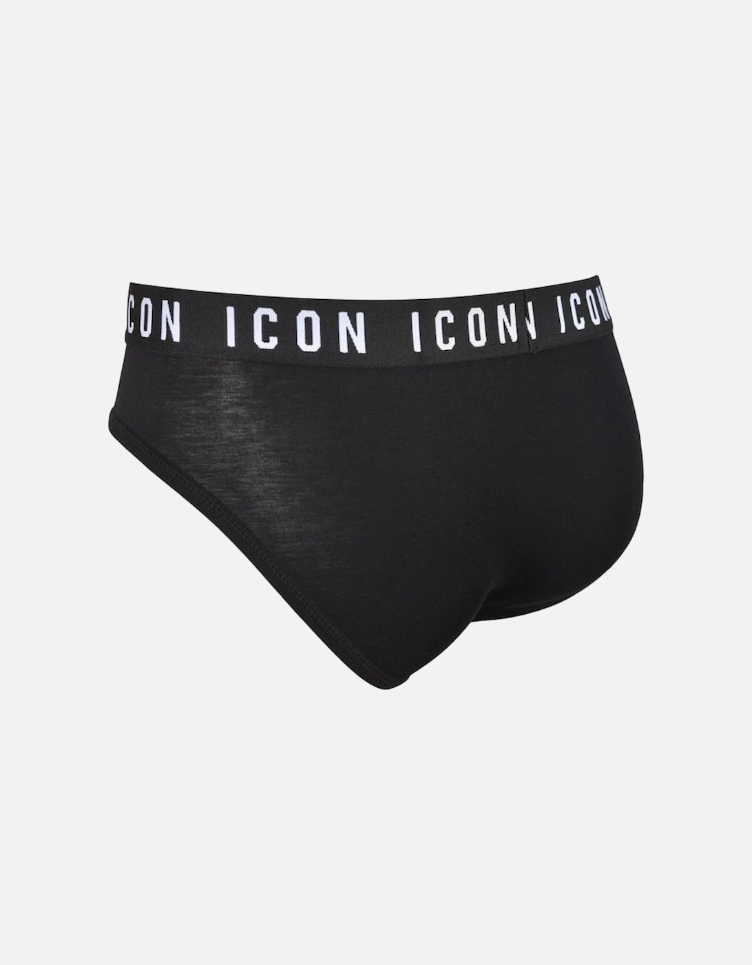 ICON Waistband Brief, Black/white