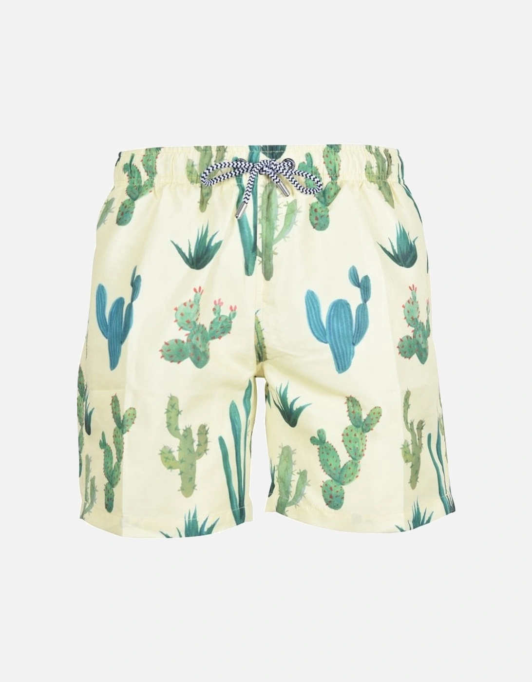 Cactus Print Swim Shorts, Sunshine, 5 of 4