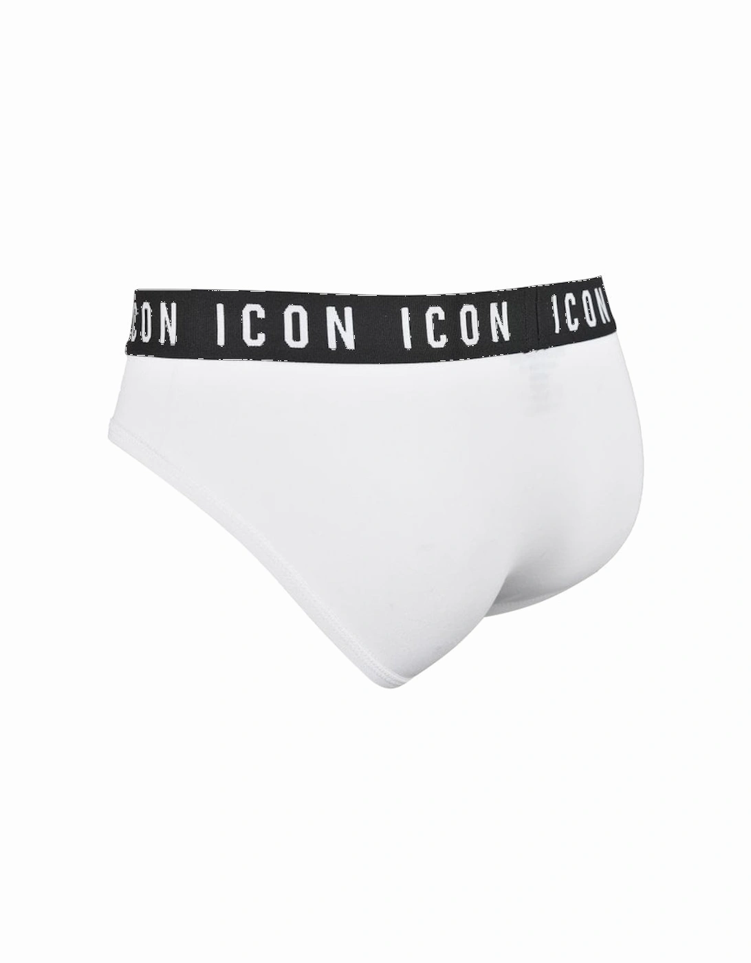 ICON Waistband Brief, White/black