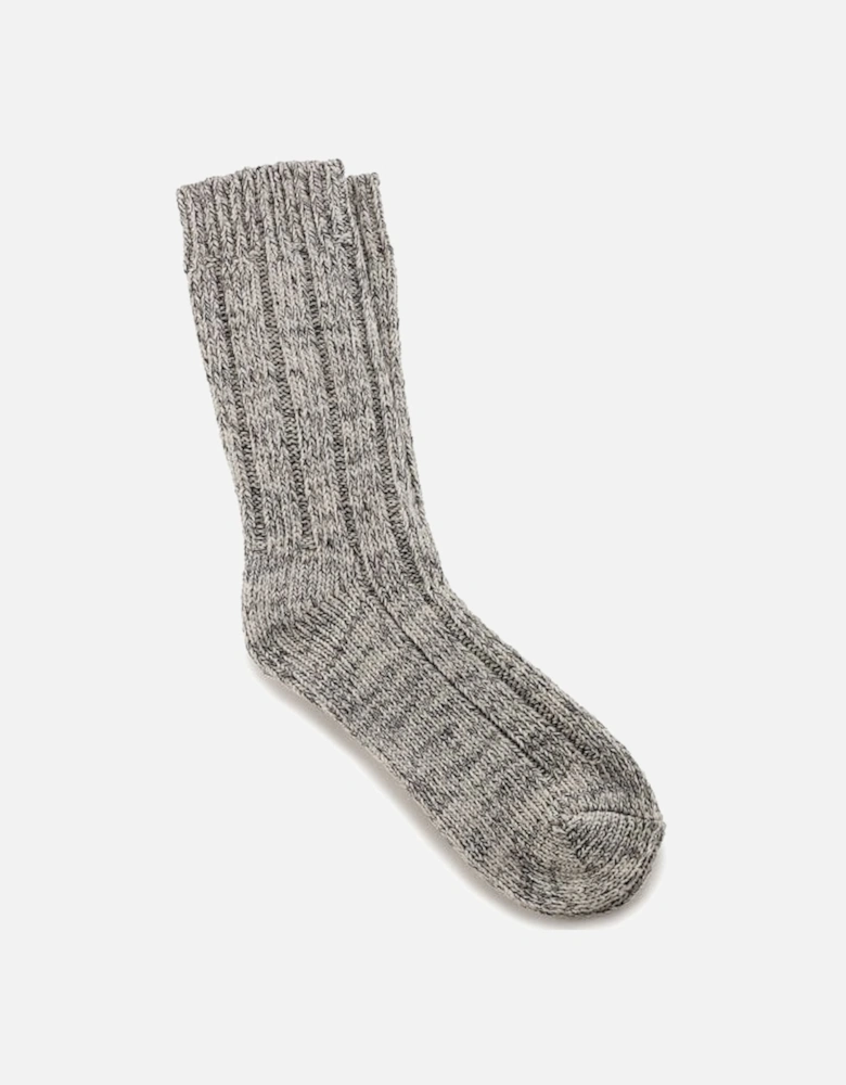 Cotton Twist Socks, Grey