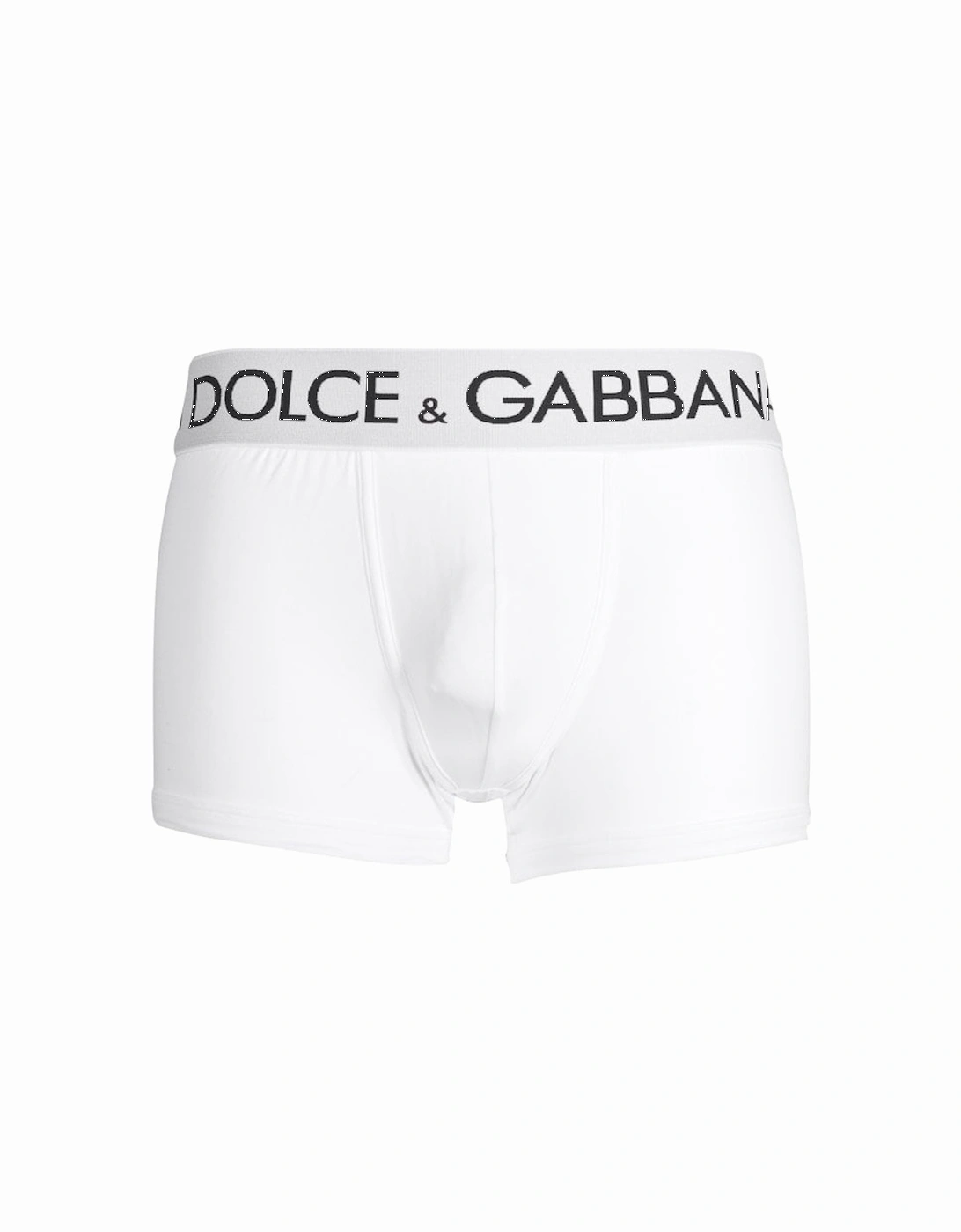 Double Waistband Boxer Trunk, White, 5 of 4