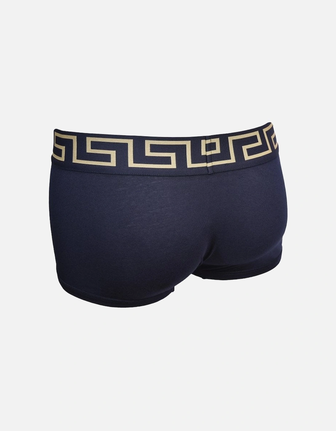 Greca Border Boxer Trunks, Navy