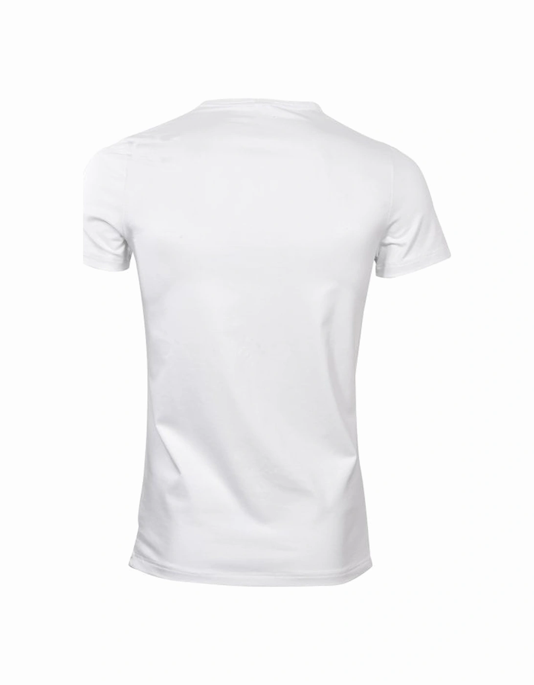 Cotton Modal V-Neck T-Shirt, White