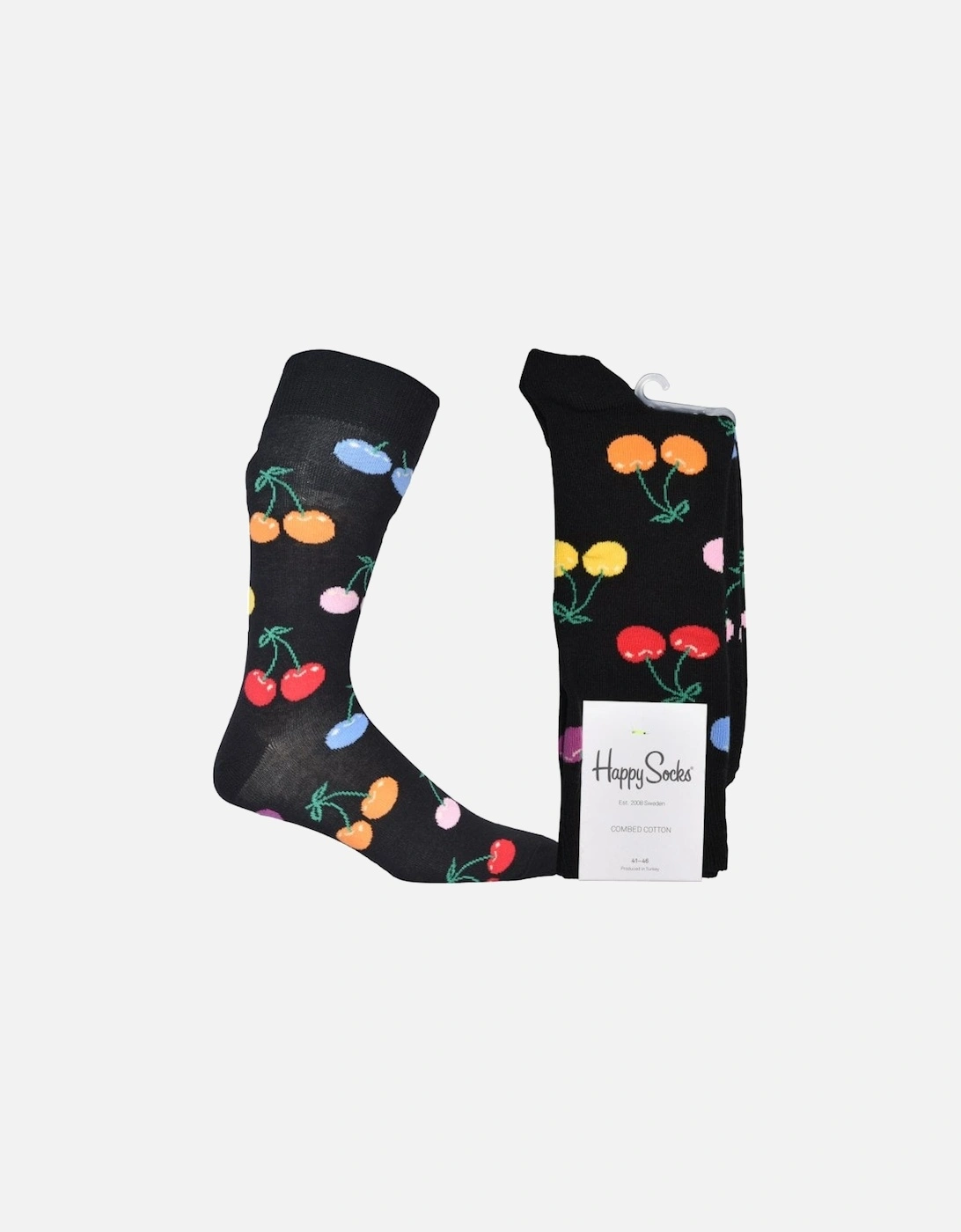 Cherry Socks, Black/multi, 6 of 5