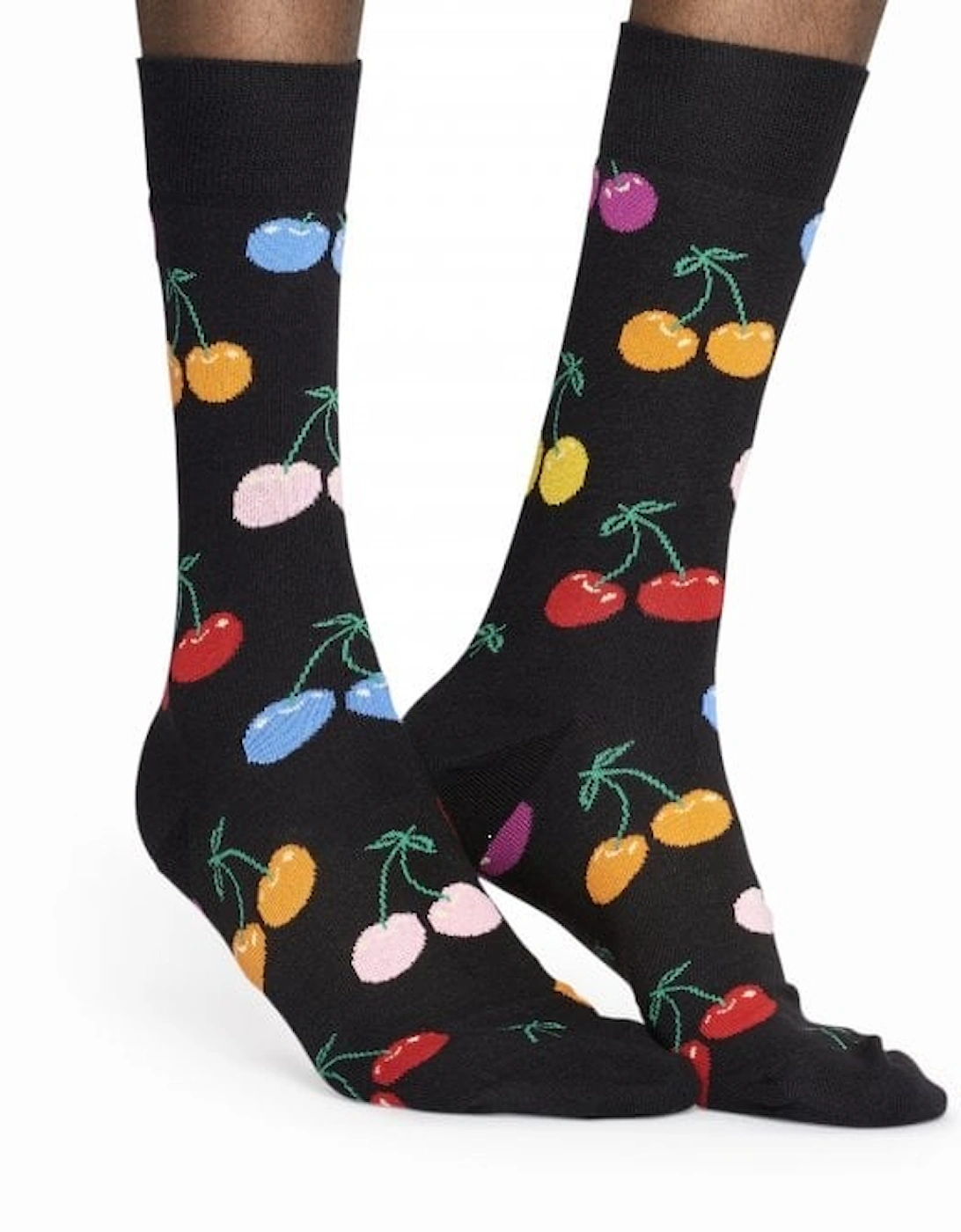 Cherry Socks, Black/multi