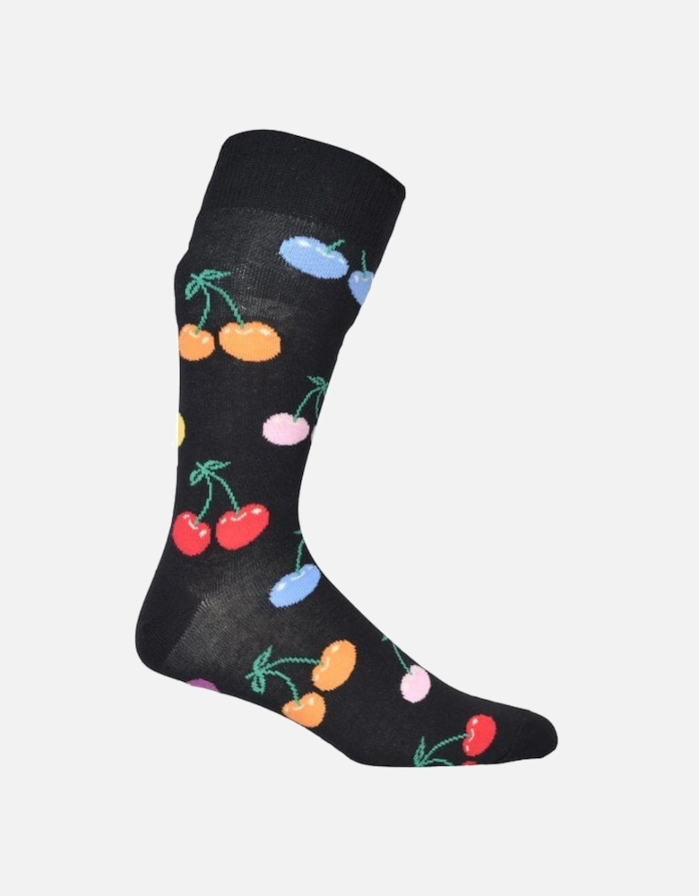 Cherry Socks, Black/multi