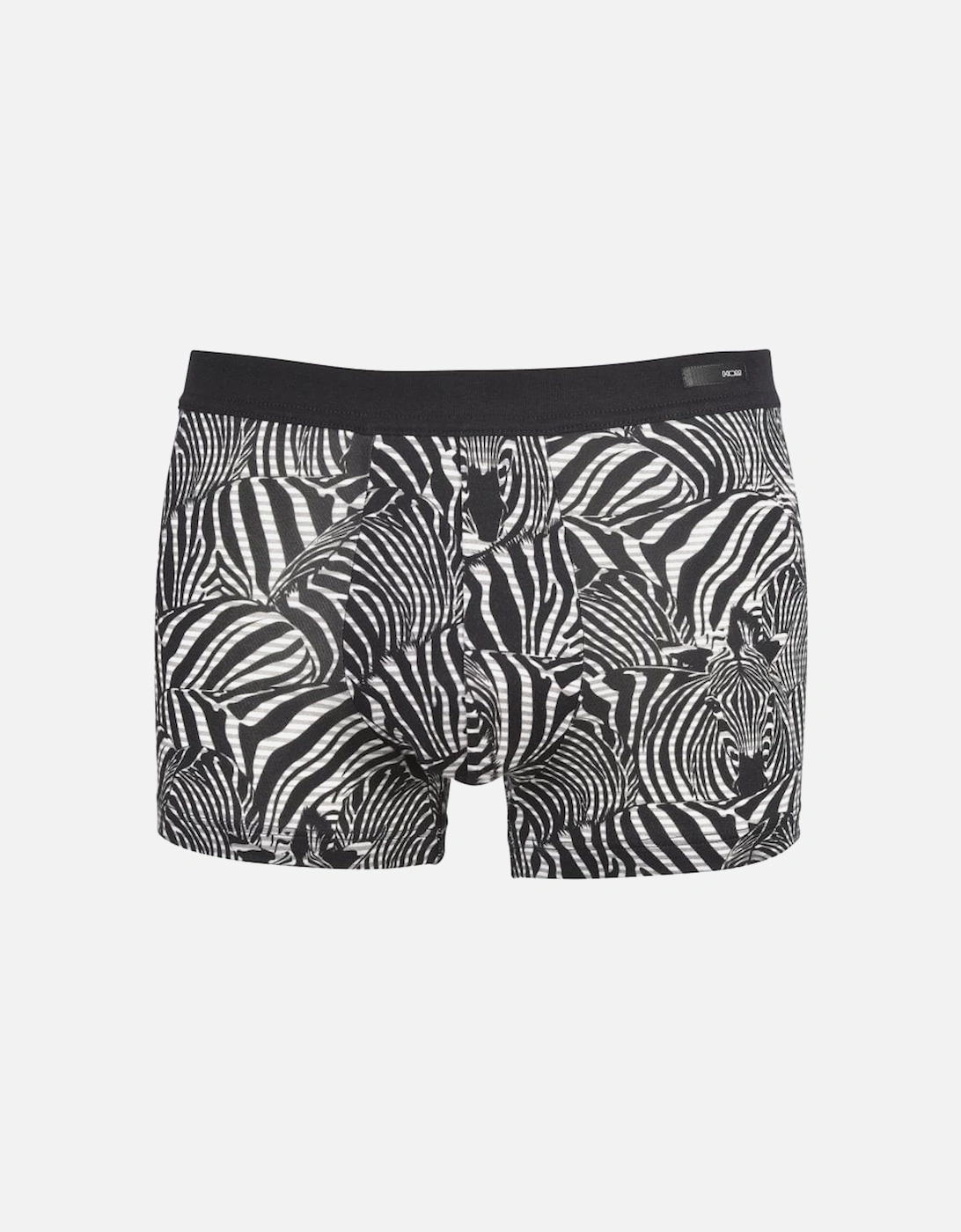 Marty Stripes Comfort Boxer Trunk, Black/white, 5 of 4