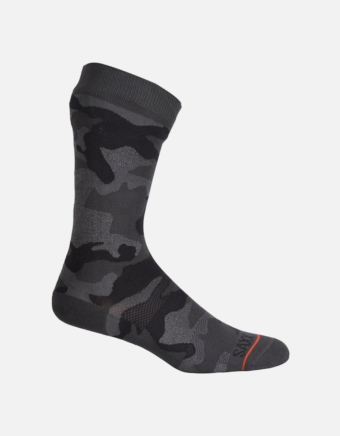 3-Pack Whole Package Camo & Solid Socks, Black/Grey