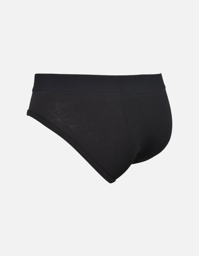 Logo Waistband Brief, Black