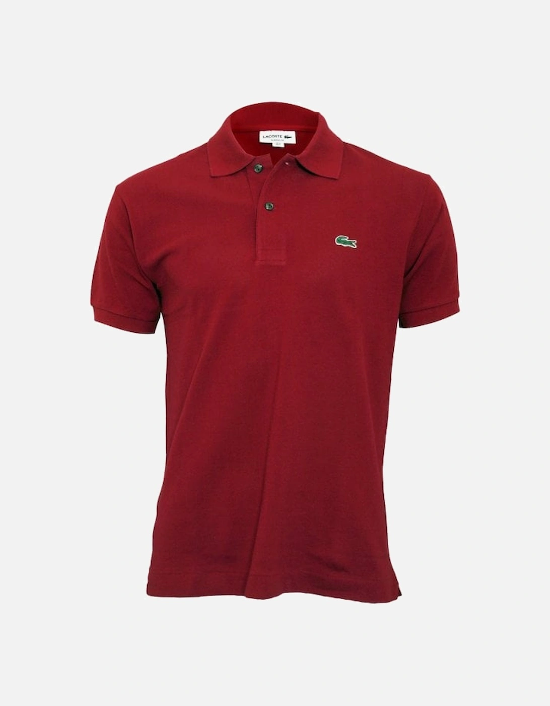 Classic Fit Pique Polo Shirt, Bordeaux Red, 6 of 5