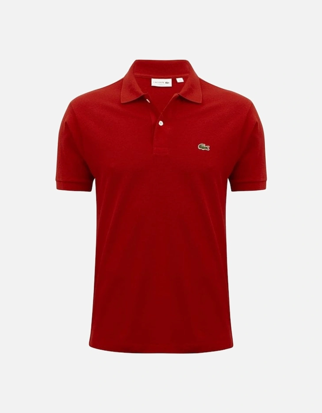 Classic Fit Pique Polo Shirt, Bordeaux Red