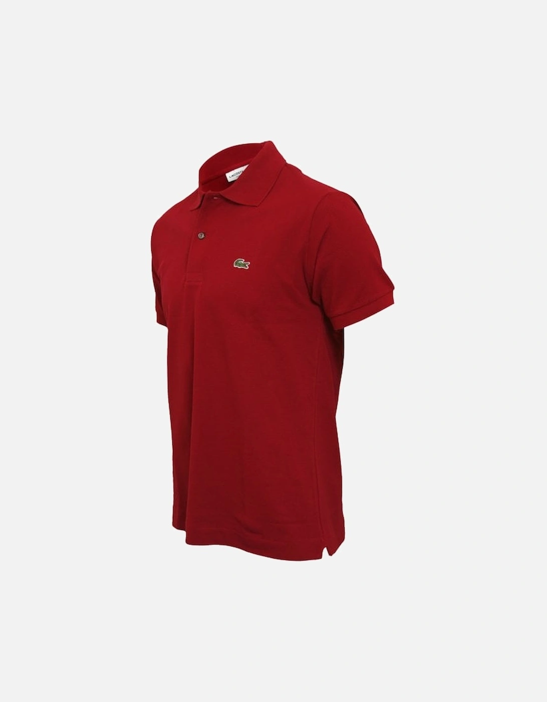 Classic Fit Pique Polo Shirt, Bordeaux Red