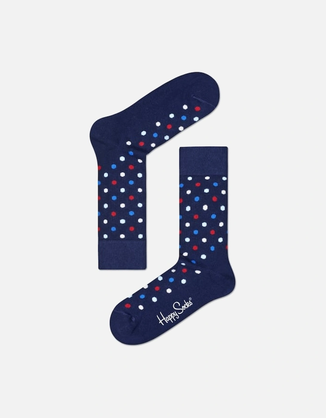 Dot Socks, Navy/multi