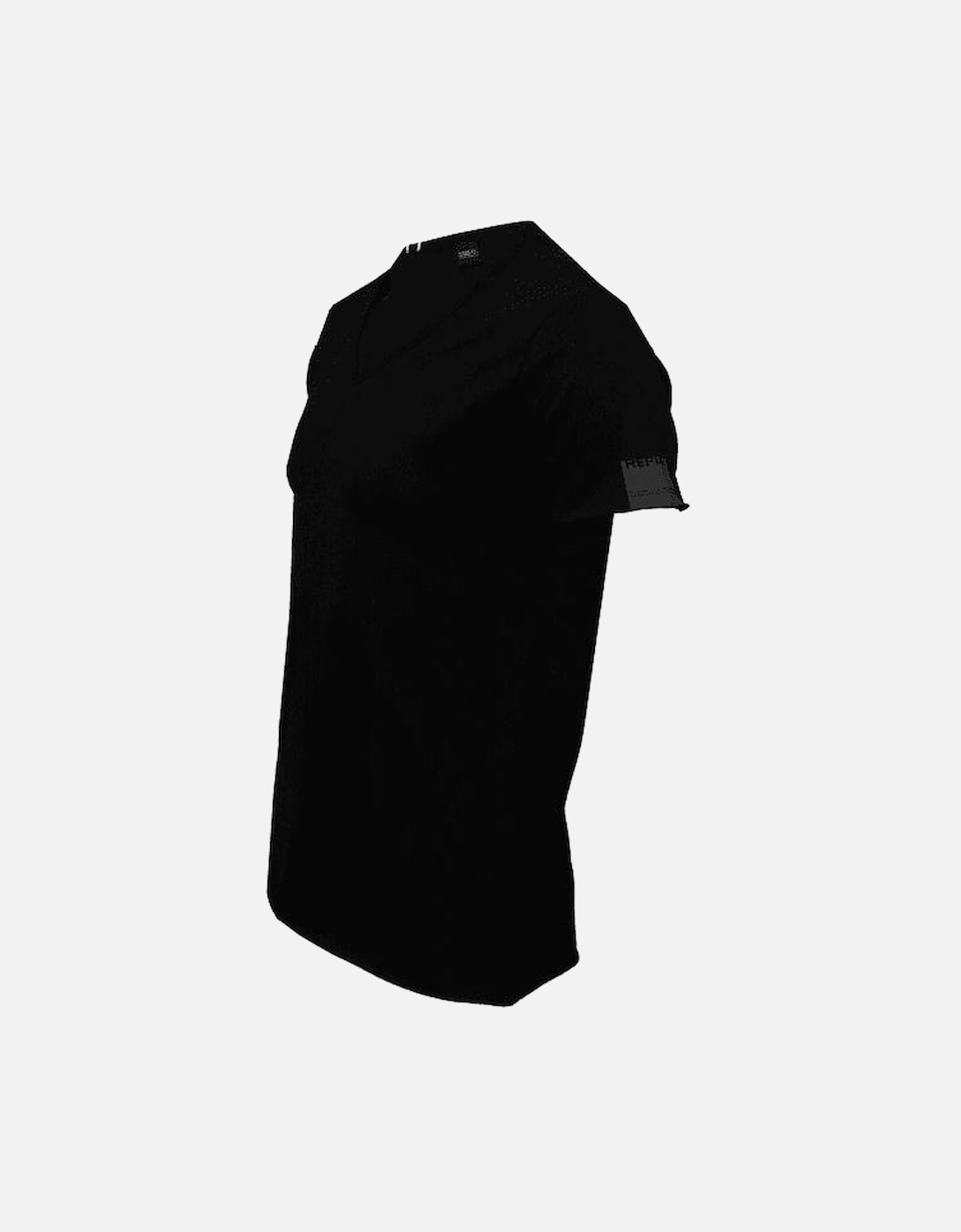 Luxe V-Neck T-Shirt, Black