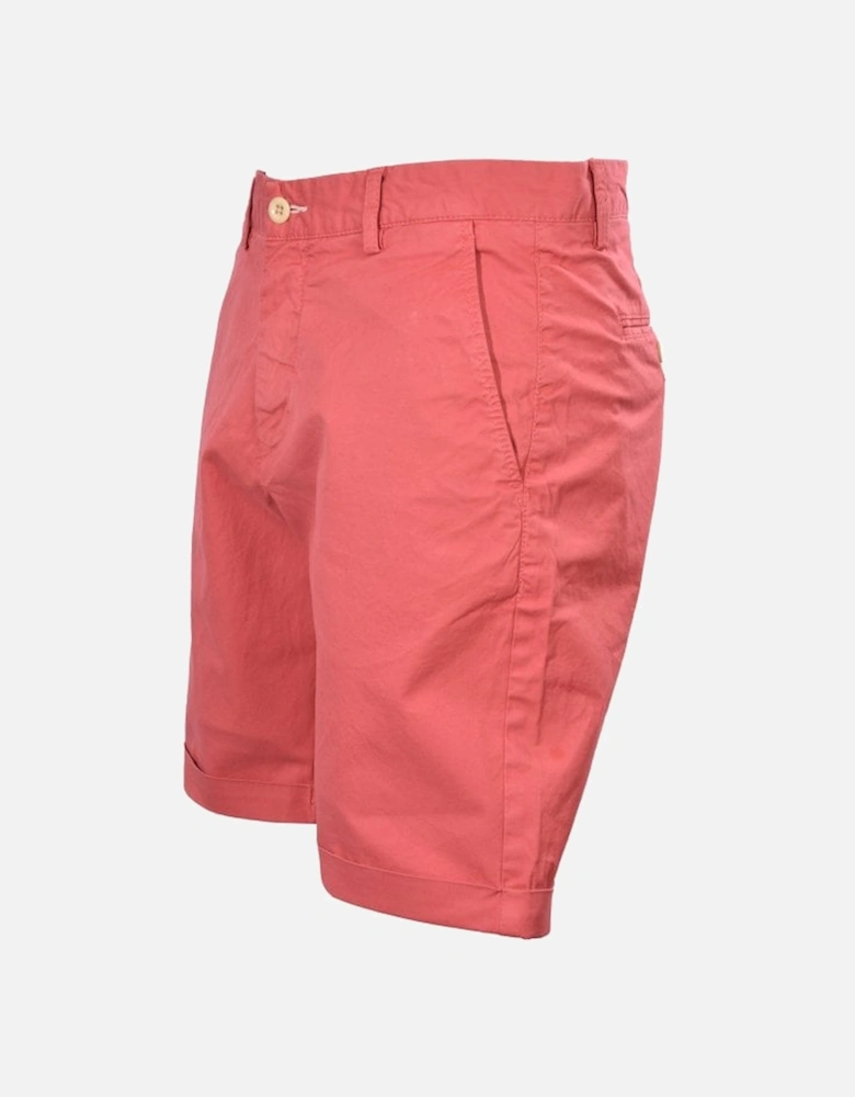 Regular Sunbleached Chino Shorts, Mineral Red