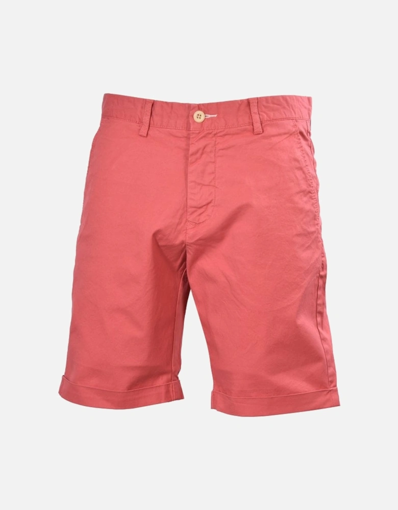 Regular Sunbleached Chino Shorts, Mineral Red