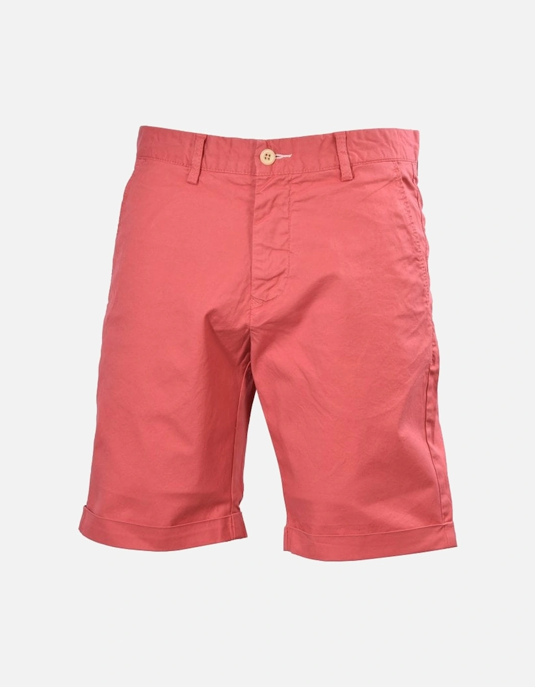 Regular Sunbleached Chino Shorts, Mineral Red, 6 of 5