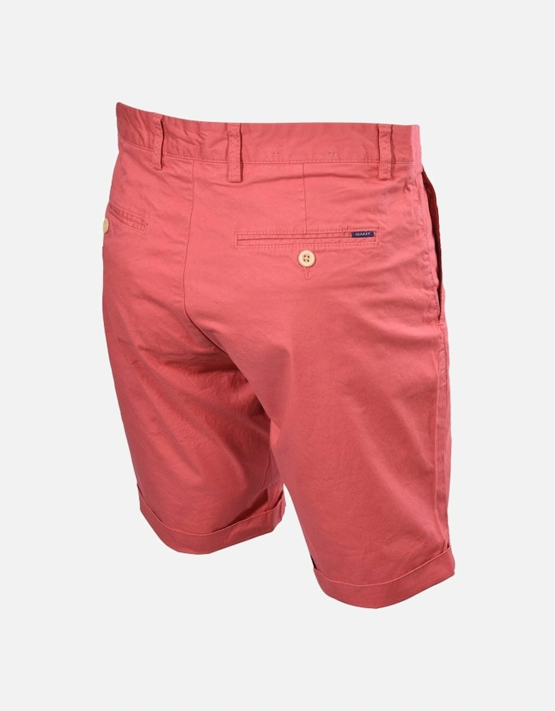 Regular Sunbleached Chino Shorts, Mineral Red