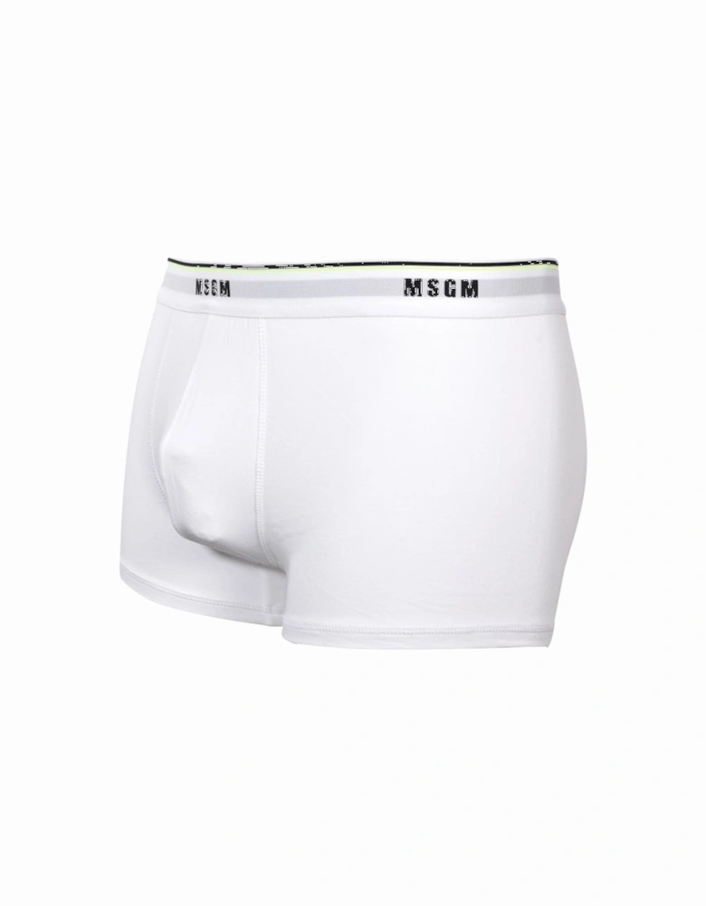 Classic Logo Boxer Trunk, White