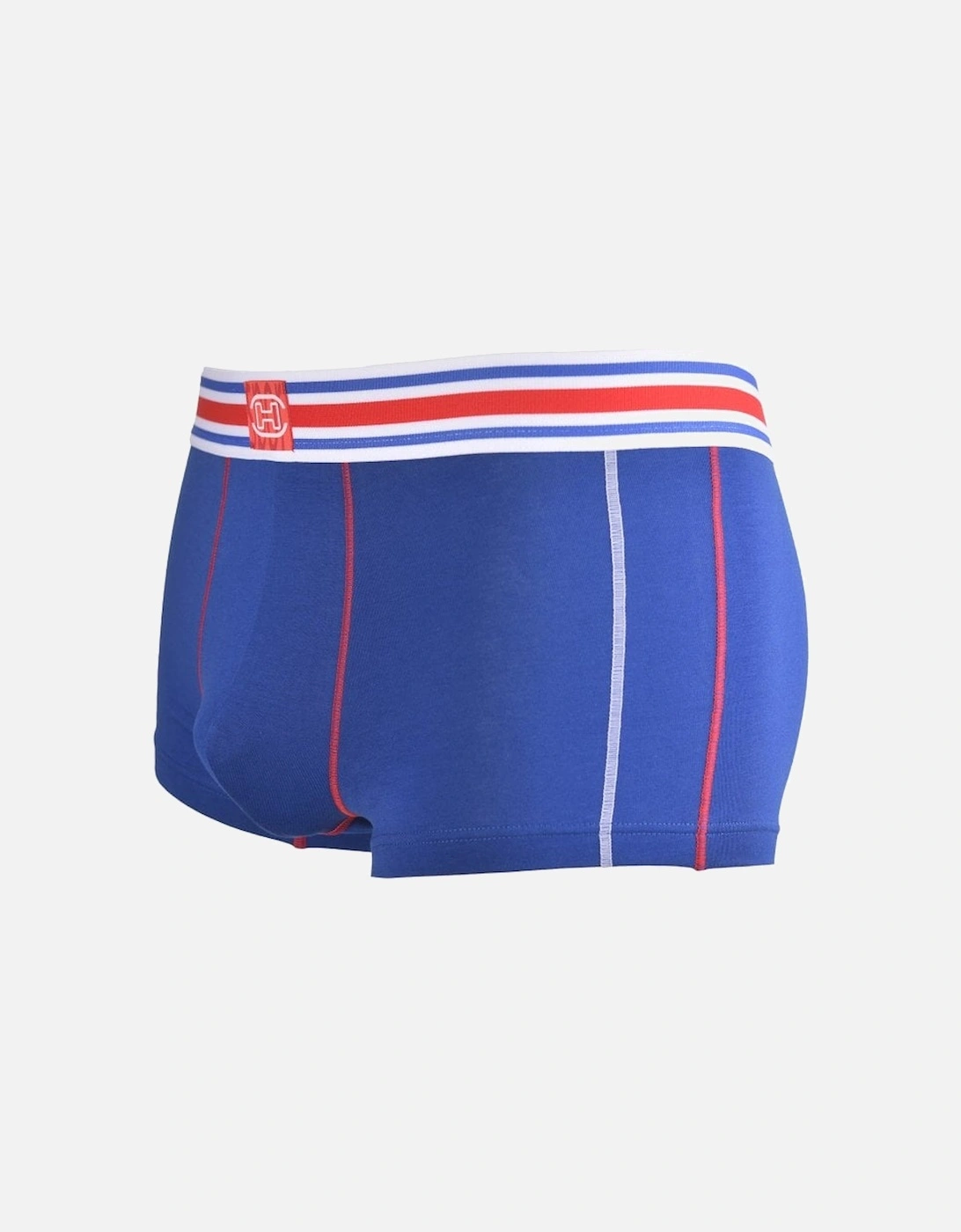 Tie Break Sports Contrast Boxer Trunk, Blue