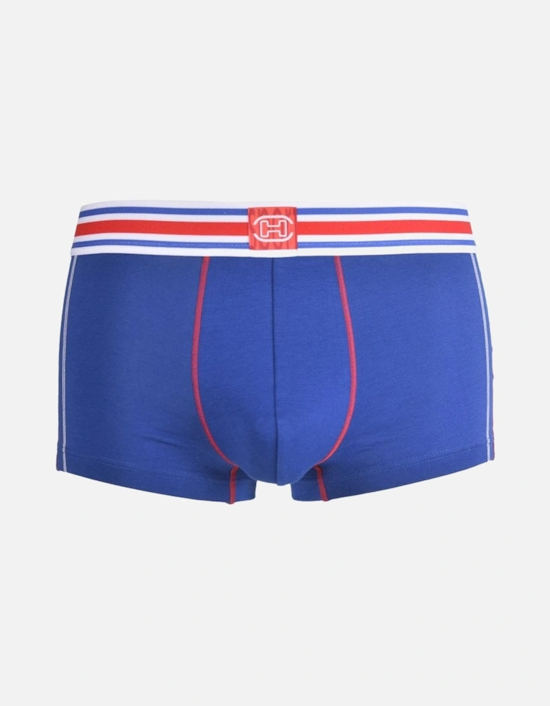 Tie Break Sports Contrast Boxer Trunk, Blue