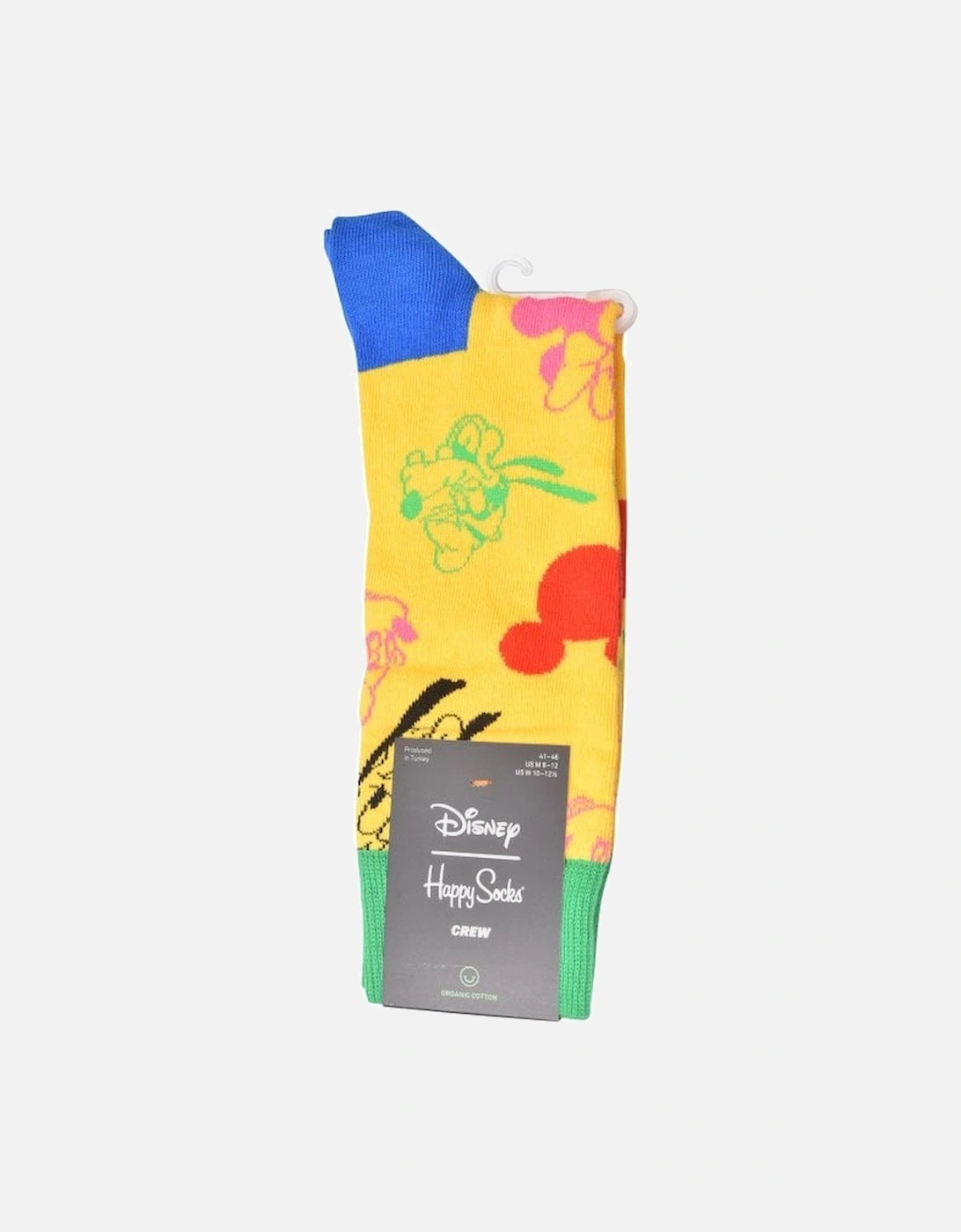 All Smiles Pluto Disney Socks, Yellow