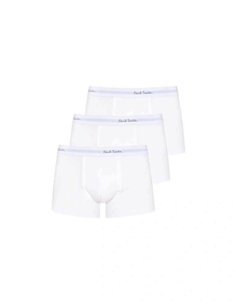 3-Pack Classic Boxer Trunks, White