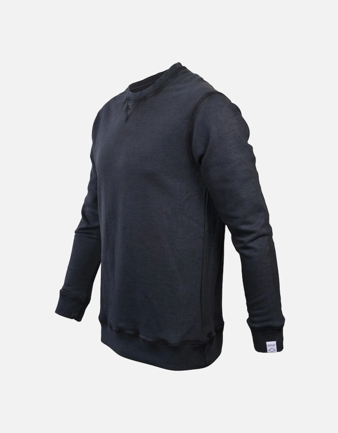 Classic Stone Wash Sweatshirt, Black