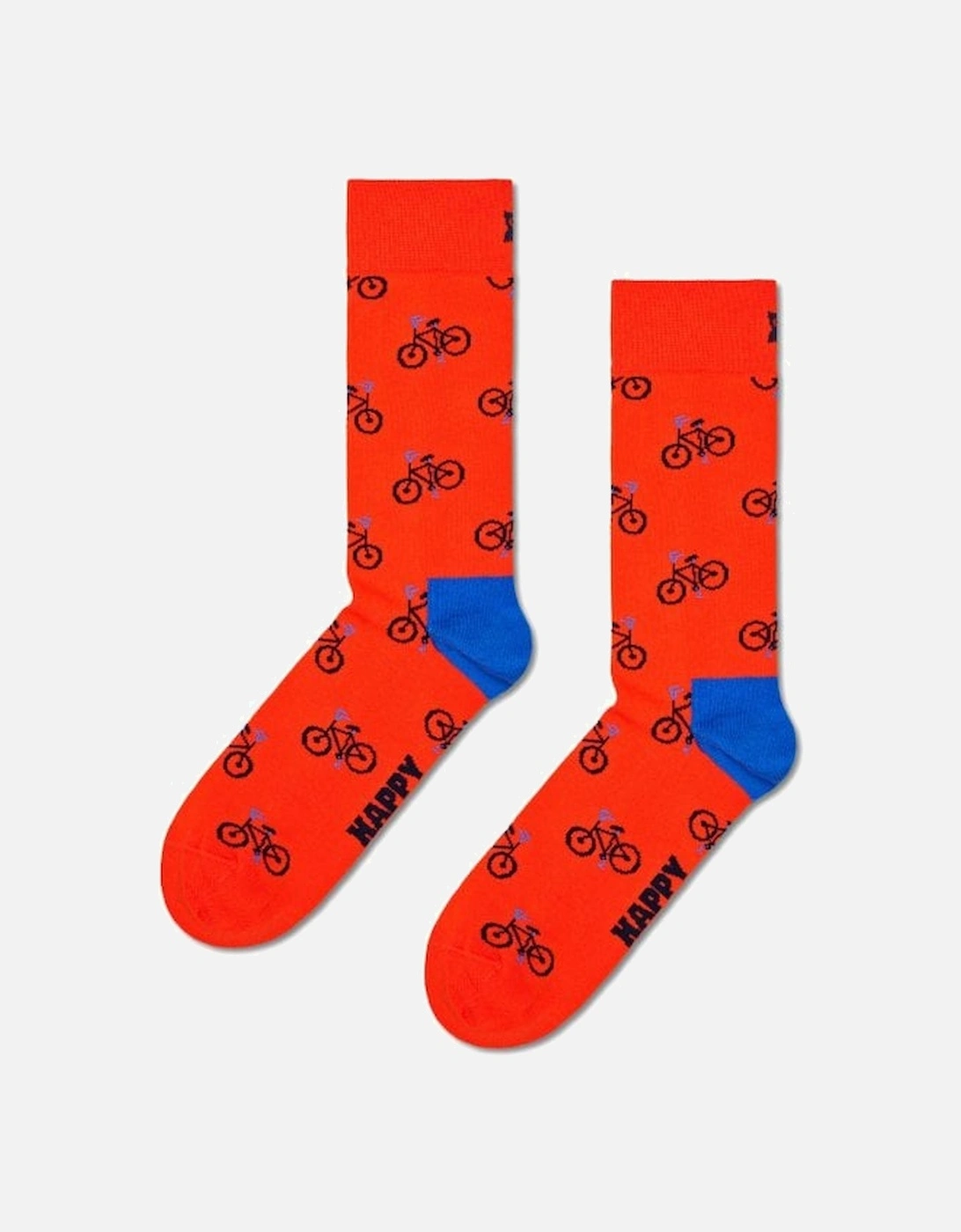 Happy Socks Men's Red Bike Socks, - : 10/9.5/9/10.5/11/11.5/12/12.5 Medium