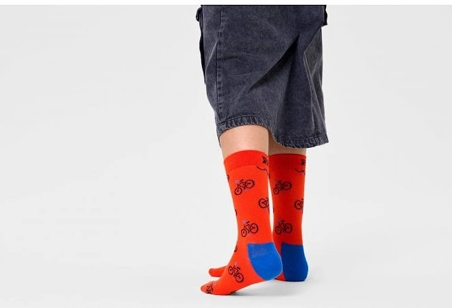 Bike Socks, Red