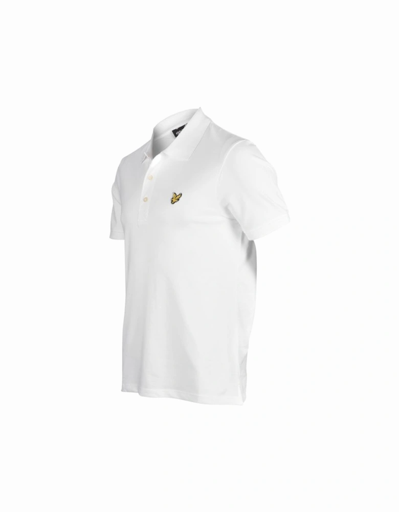 Classic Pique Polo Shirt, White