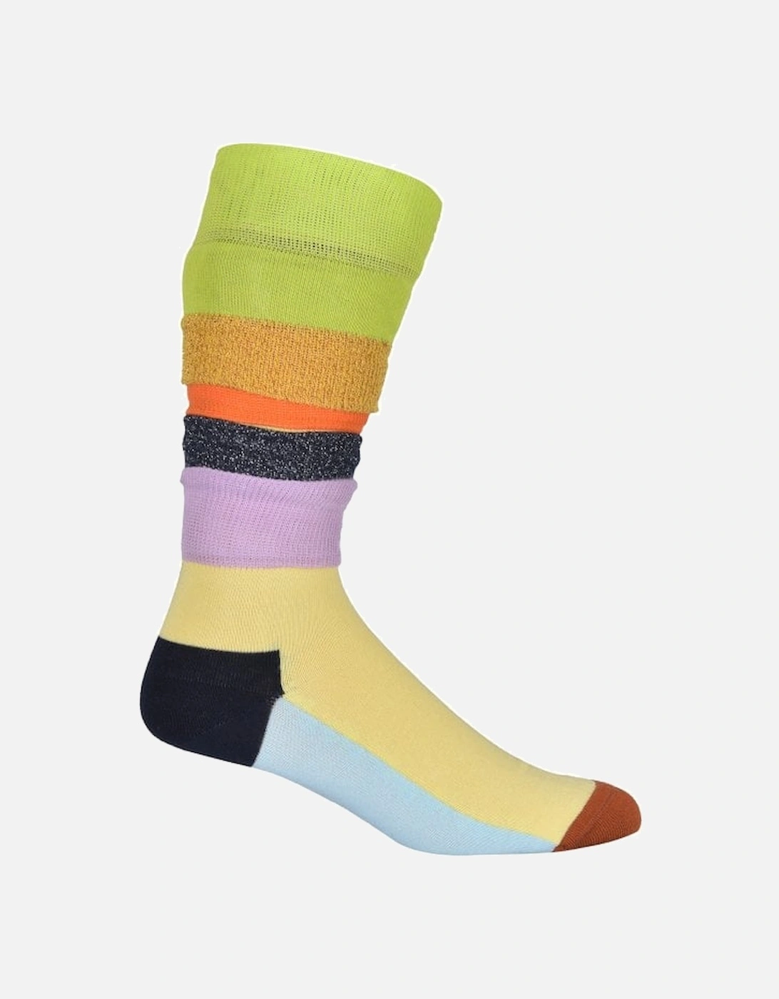 Funky Times Multi-Textured Socks, Multi
