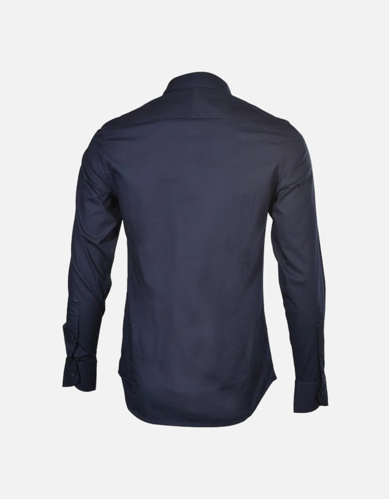 Classic Cotton Poplin Shirt, Navy