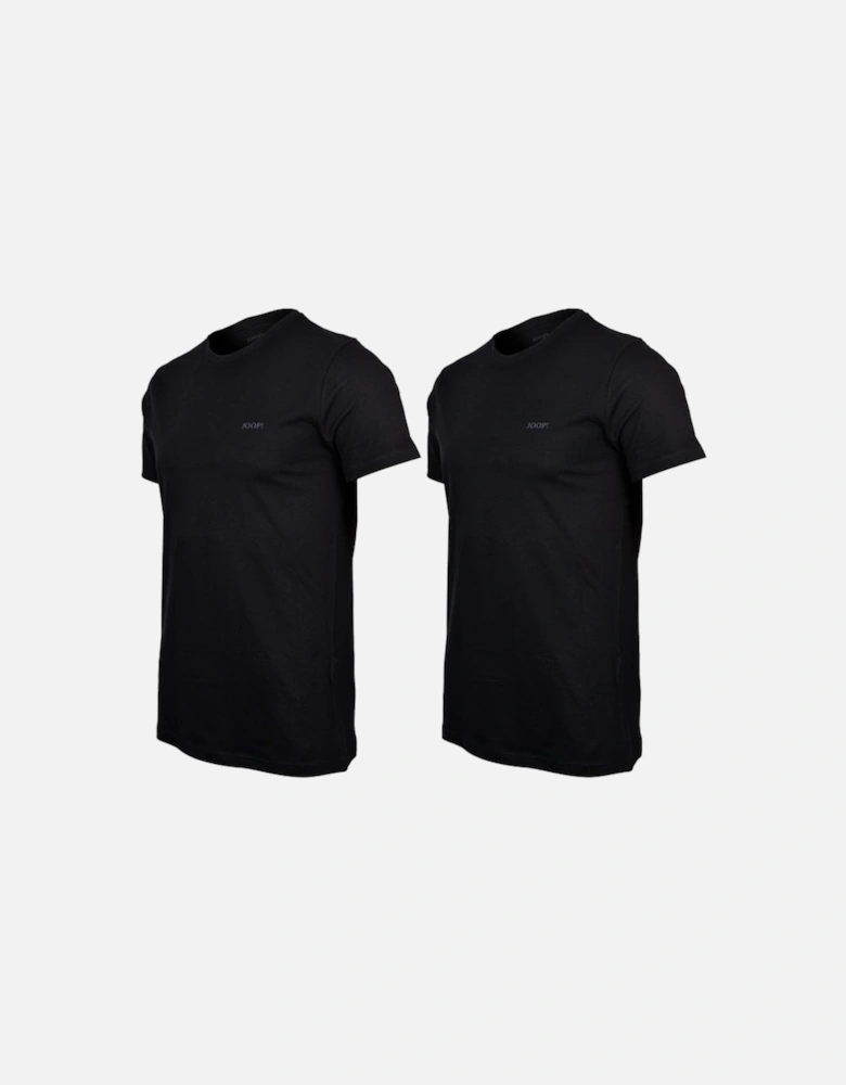 2-Pack Crew-Neck T-Shirts, Black