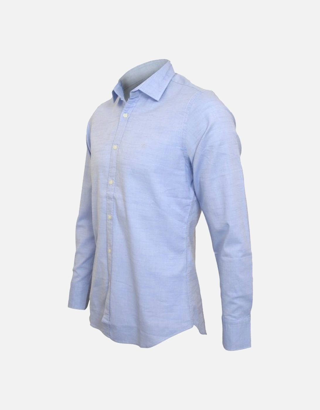 Classic Cotton Poplin Shirt, Slim-Fit, Light Blue