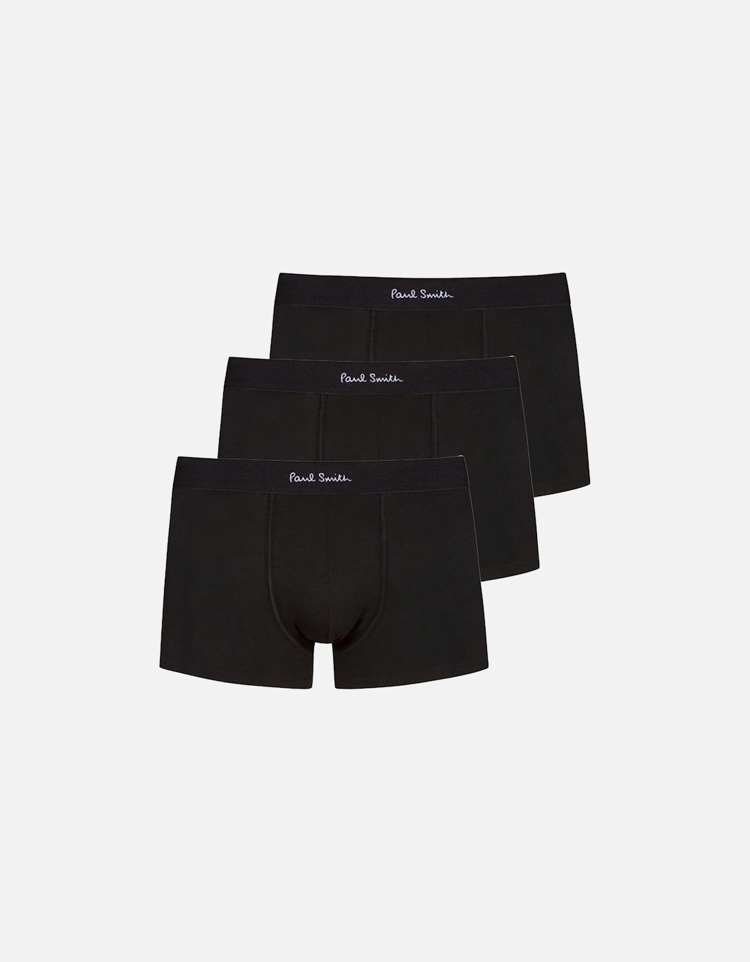 3-Pack Classic Boxer Trunks, Black, 5 of 4