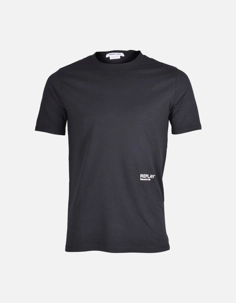 Second Life Print T-Shirt, Black
