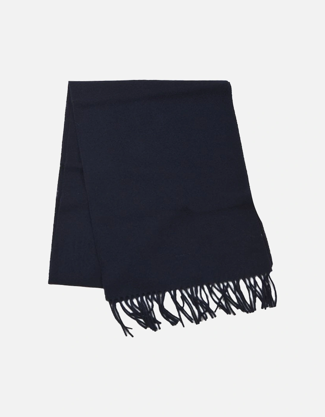 Classic Wool Knit Scarf, Navy, 5 of 4