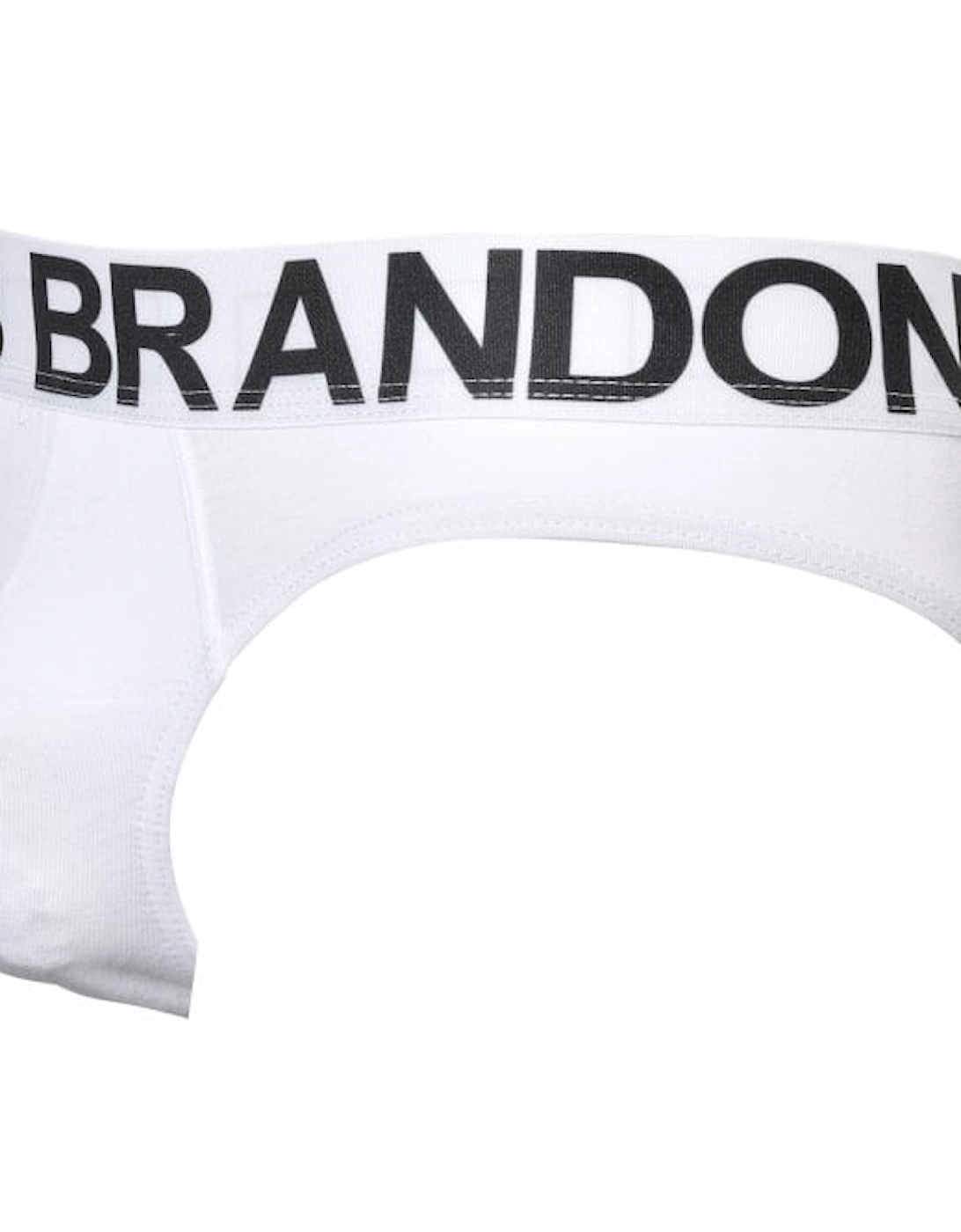 Jumbo Logo Brief, White