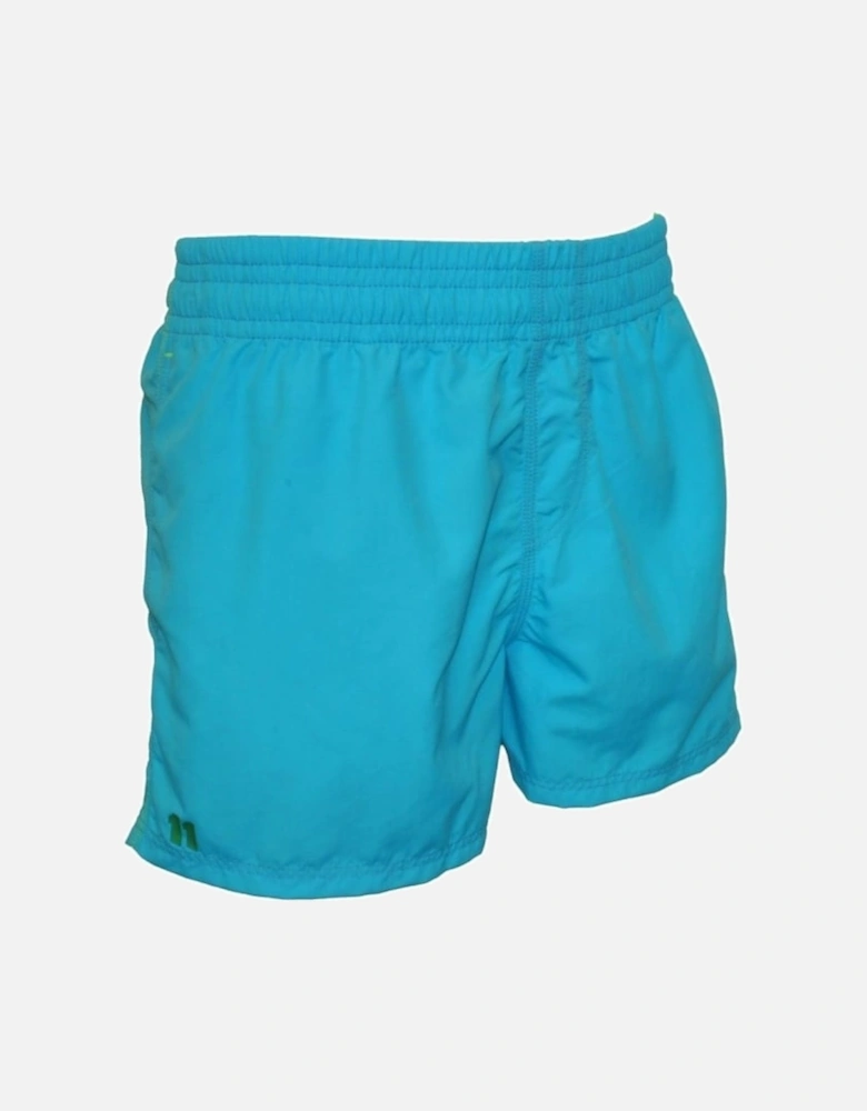 Beach Boxer Swim Shorts, Turquoise