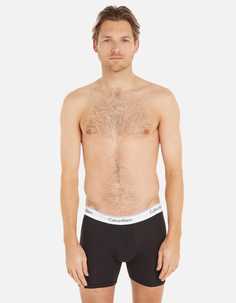 3-Pack Boxer Briefs, Black/Grey/White