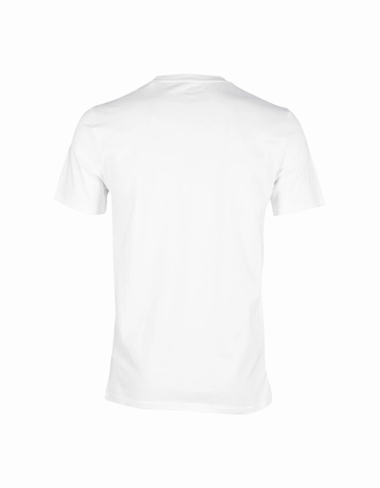 Beachwear Logo Organic Cotton T-Shirt, White