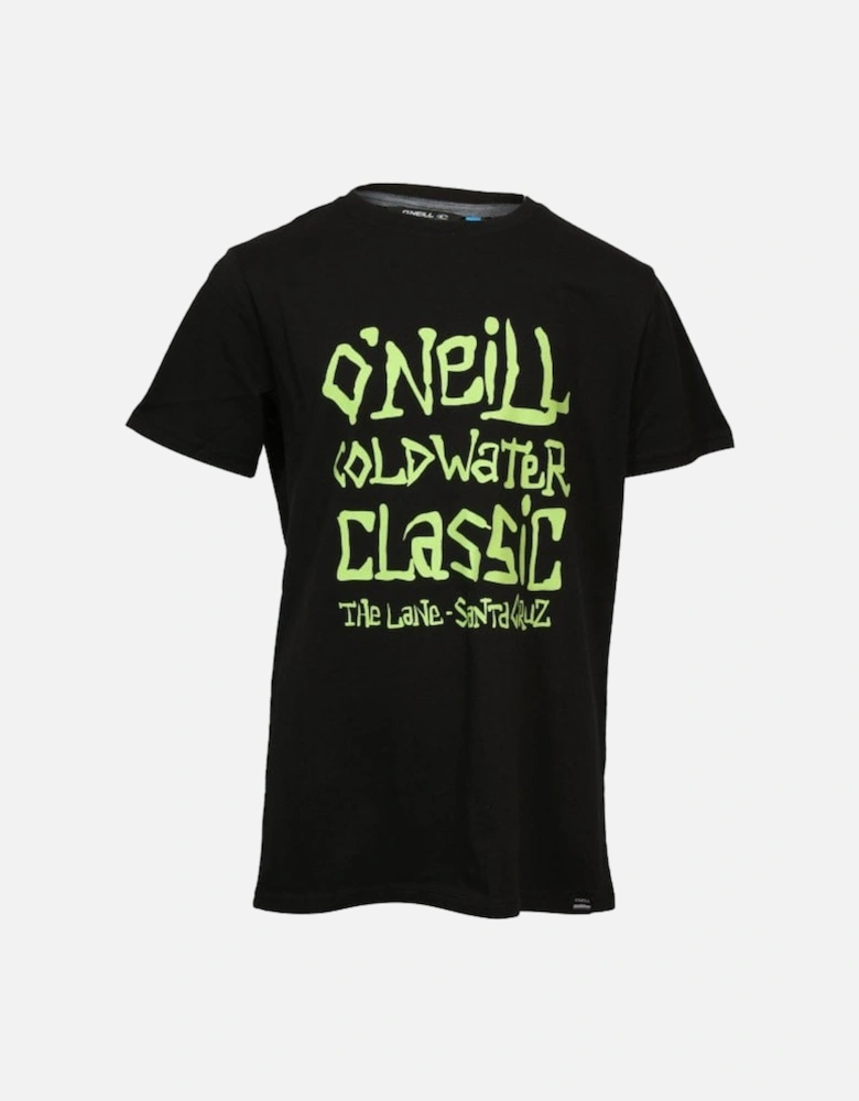 Boys Cold Water Classic T-Shirt, Black Out