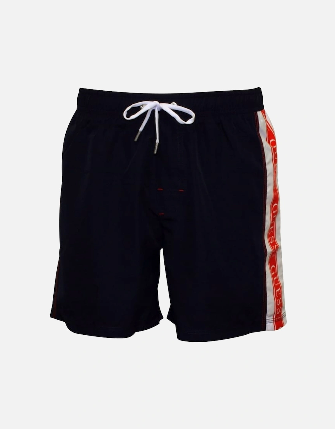 Side Logo Swim Shorts, Navy