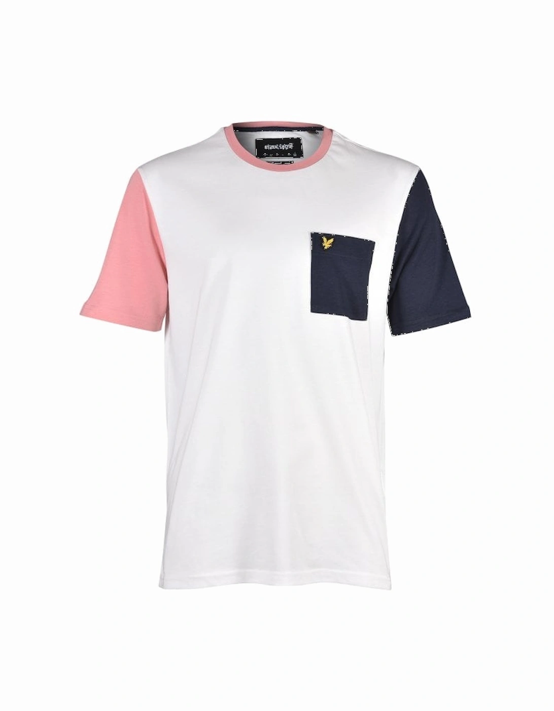Contrast Crew Neck T-Shirt, Off White, 4 of 3